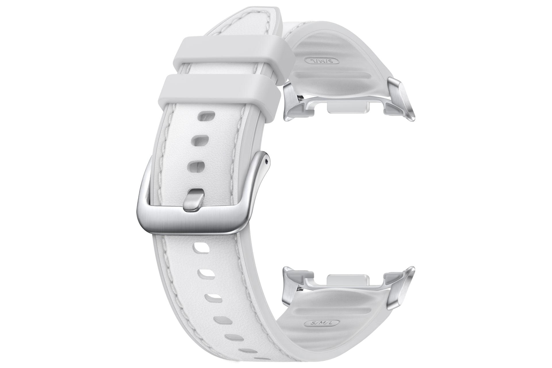 Samsung Hybrid Armband, Weiss, S/M, M/L, für Galaxy Watch8, Watch8 Classic