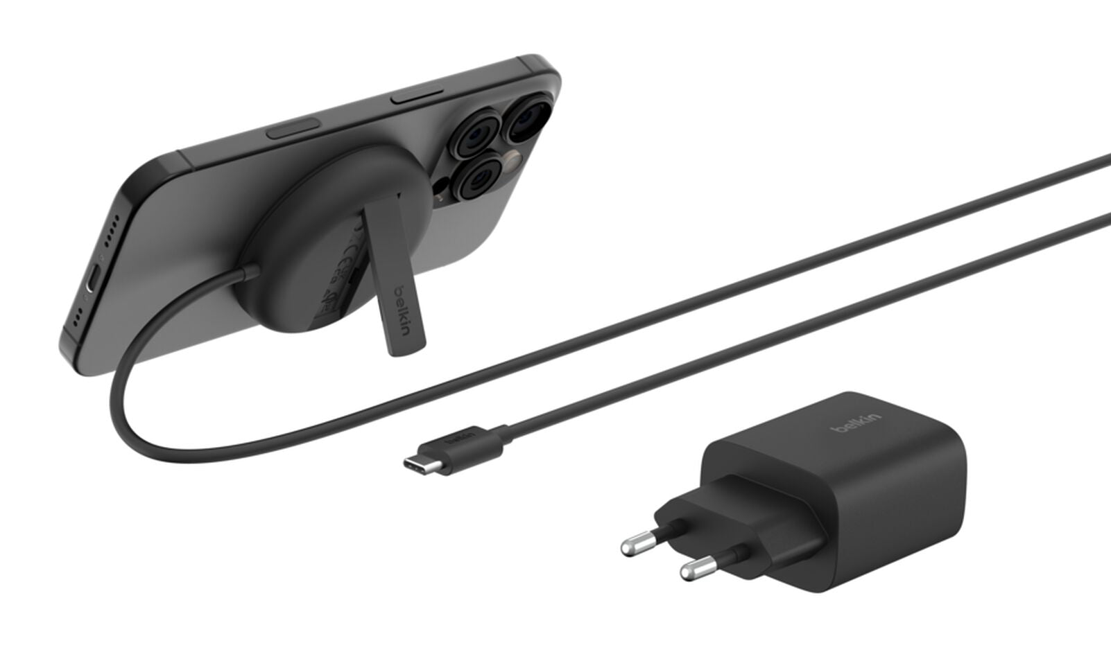 Belkin BOOSTCHARGE PRO Qi2 Ladegerät – Qi, magnetisch, inkl. Netzteil