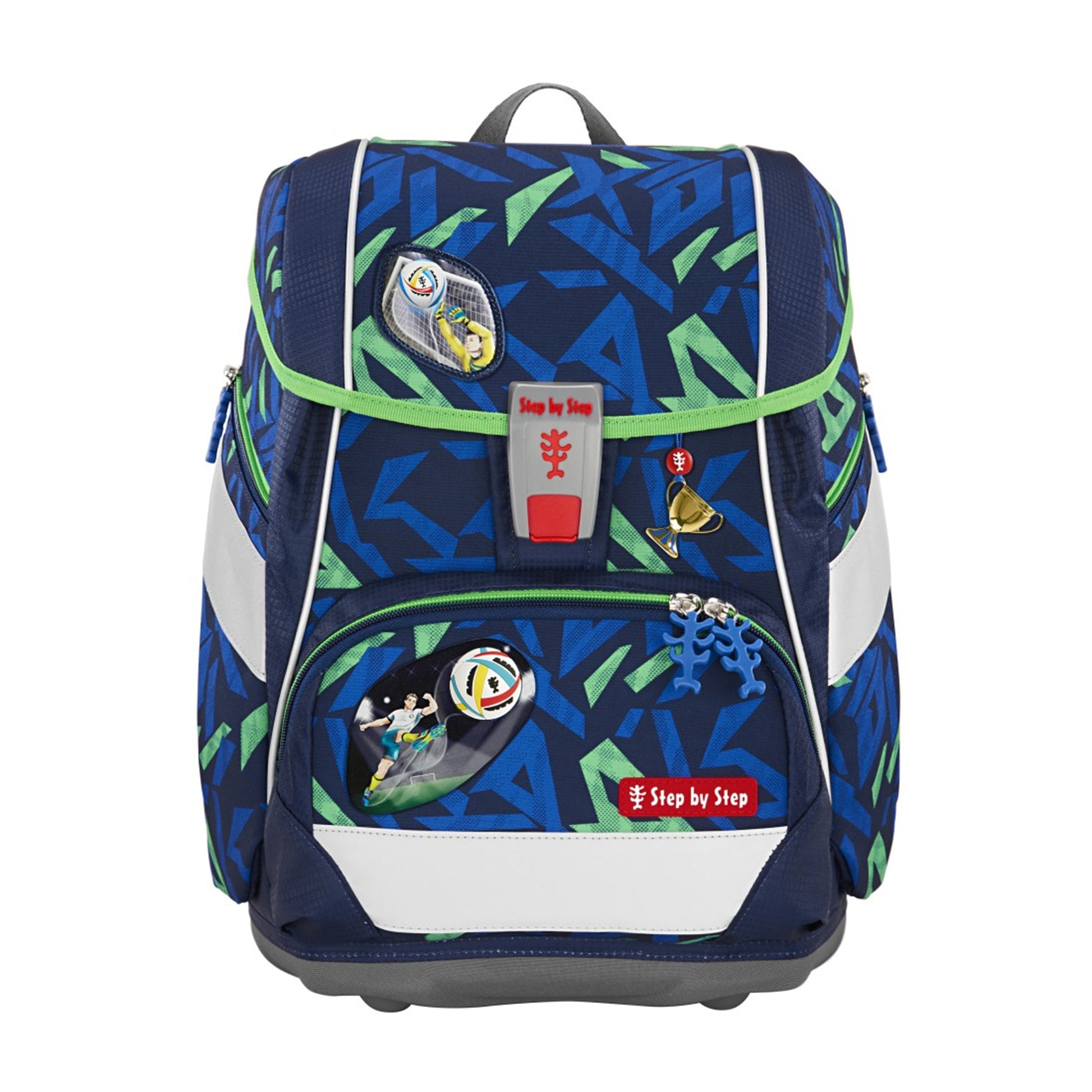 Step by Step Schulrucksack-Set 2in1 Plus – 6-teilig – Soccer Ben