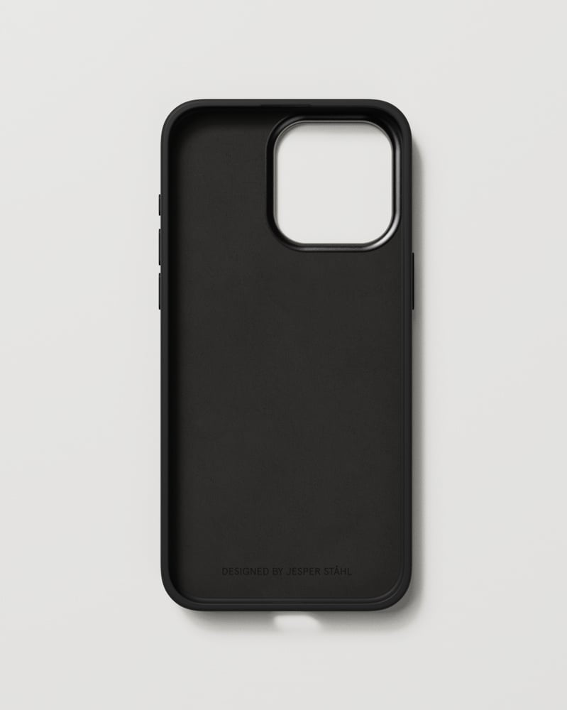 Nudient – Backcover – für Apple iPhone 15 Pro Max – schwarz – Kunststoff