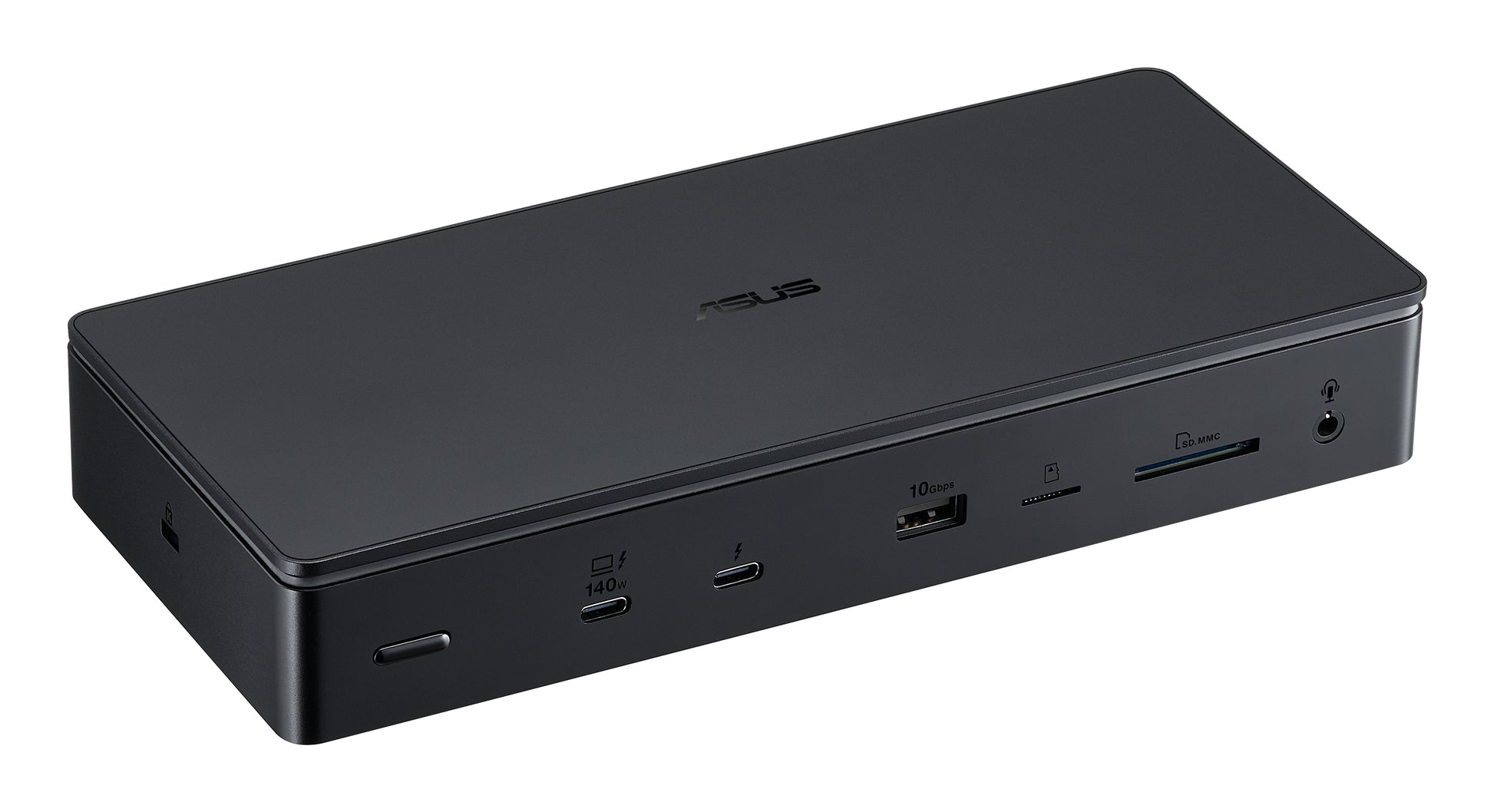 ASUS DC510 Thunderbolt-Hub – Thunderbolt 5, 4× USB-A, 140 W PD, 2,5GbE, SD/microSD, 3,5 mm Audio, TB5 × 3