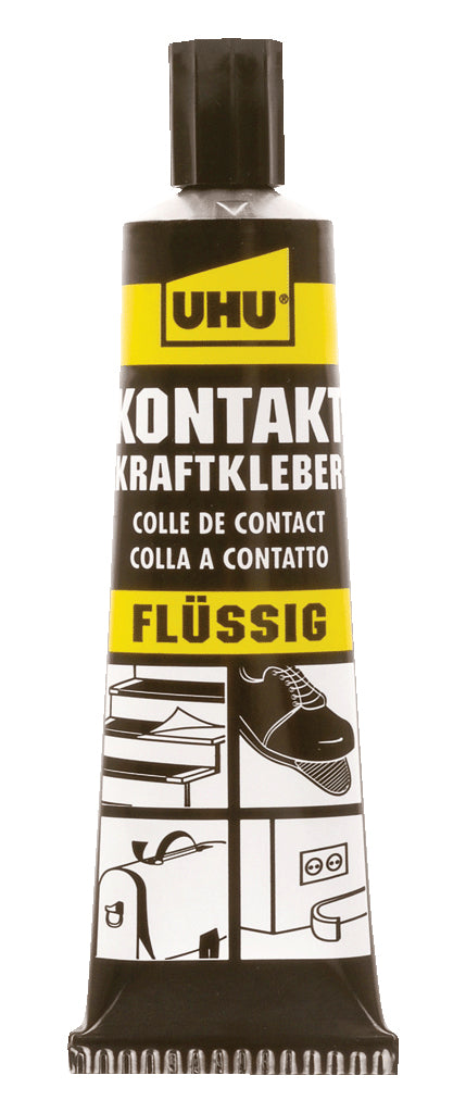 UHU Kraftkleber – extra stark, transparent, wasserfest, UV-beständig, 55 g, für Holz, Kunststoff, Metall und mehr