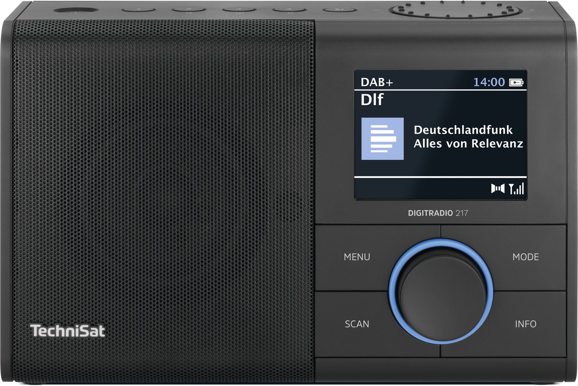 TechniSat DigitRadio 217 – Tragbares DAB+ Radio, UKW, Bluetooth – Schwarz