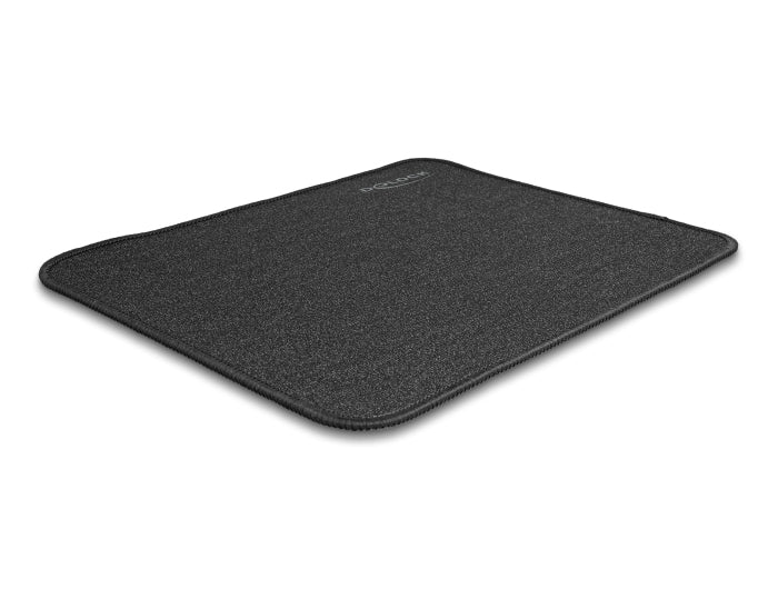 DeLOCK Mauspad – 300 × 245 mm, Gummi, Schwarz