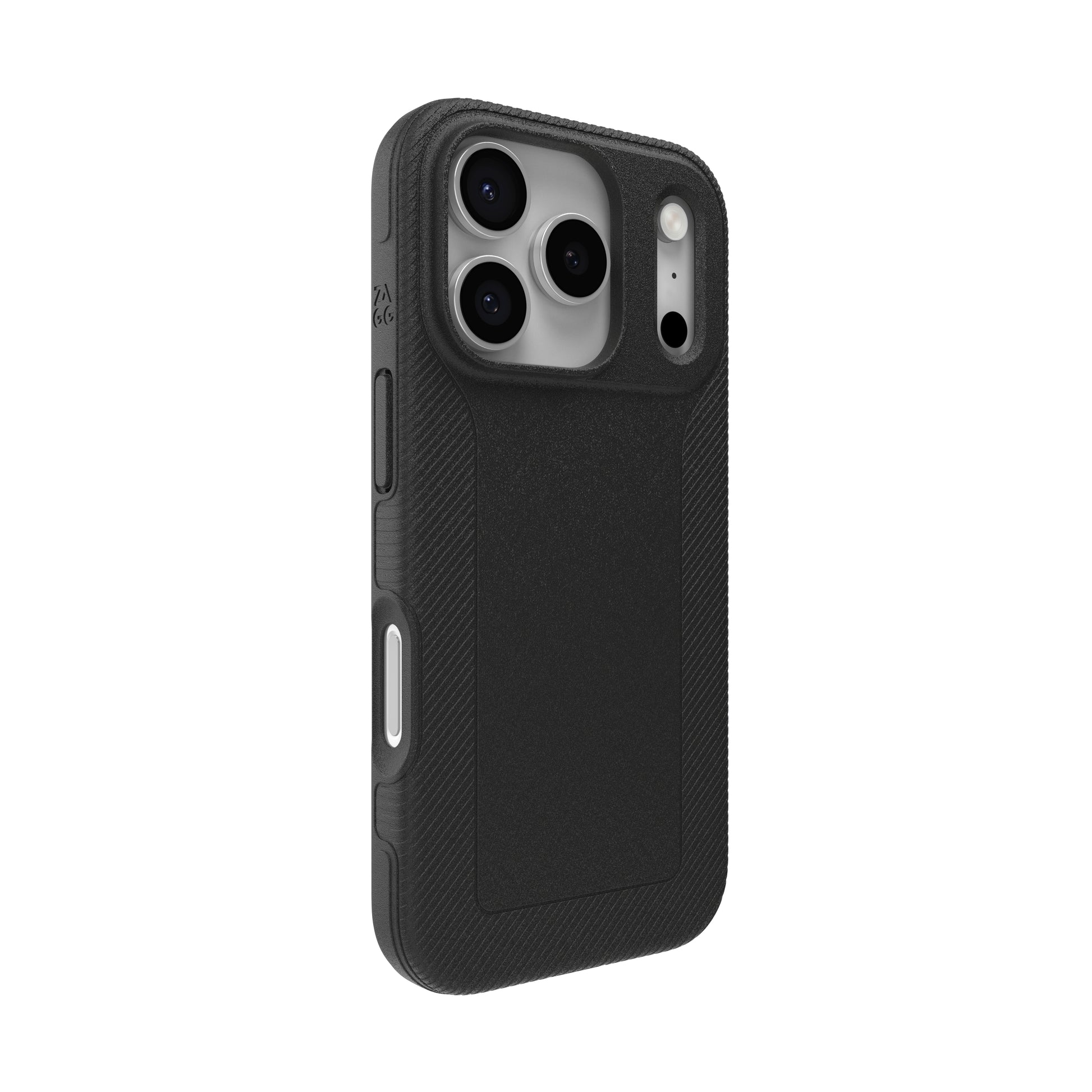 ZAGG Luxe Backcover – für Apple iPhone 17 Pro – MagSafe, Graphen, schwarz, bis 3 m Sturzsicher