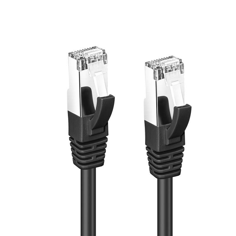 Microconnect Patchkabel – Cat6 S/FTP, 5 m, Schwarz, LSZH, RJ‑45