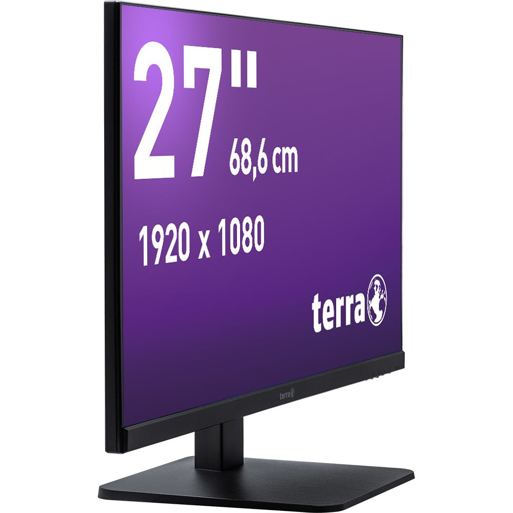 TERRA 2727W V2 – Monitor, HDMI, DP, USB-C, GREENLINE PLUS, Schwarz