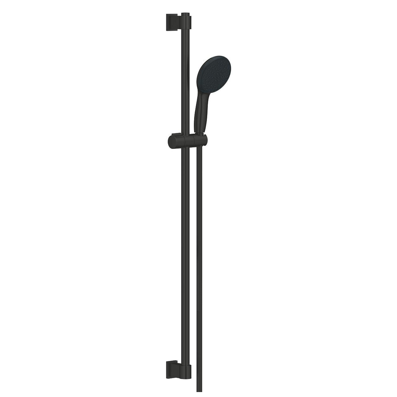 GROHE Vitalio Start 110 Brausestangenset – Schlauchlänge 175 cm, Silikon/Metall/Kunststoff, Schwarz matt