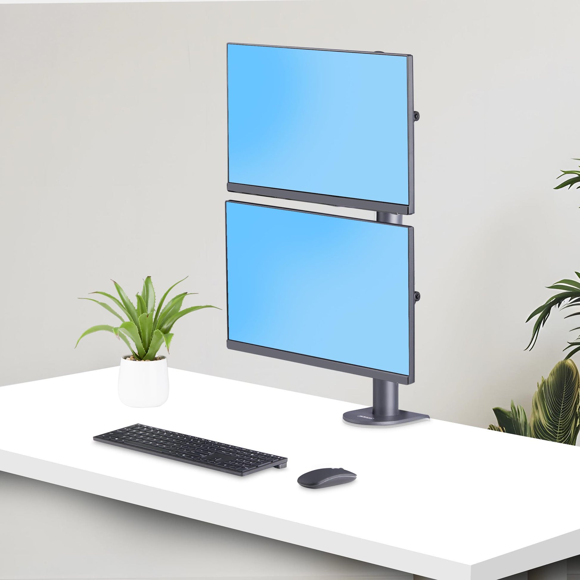 StarTech.com Monitorarm Tischhalterung – Klemme/Durchführung – 2 Monitore – 17–49" – VESA 75×75/100×100 mm