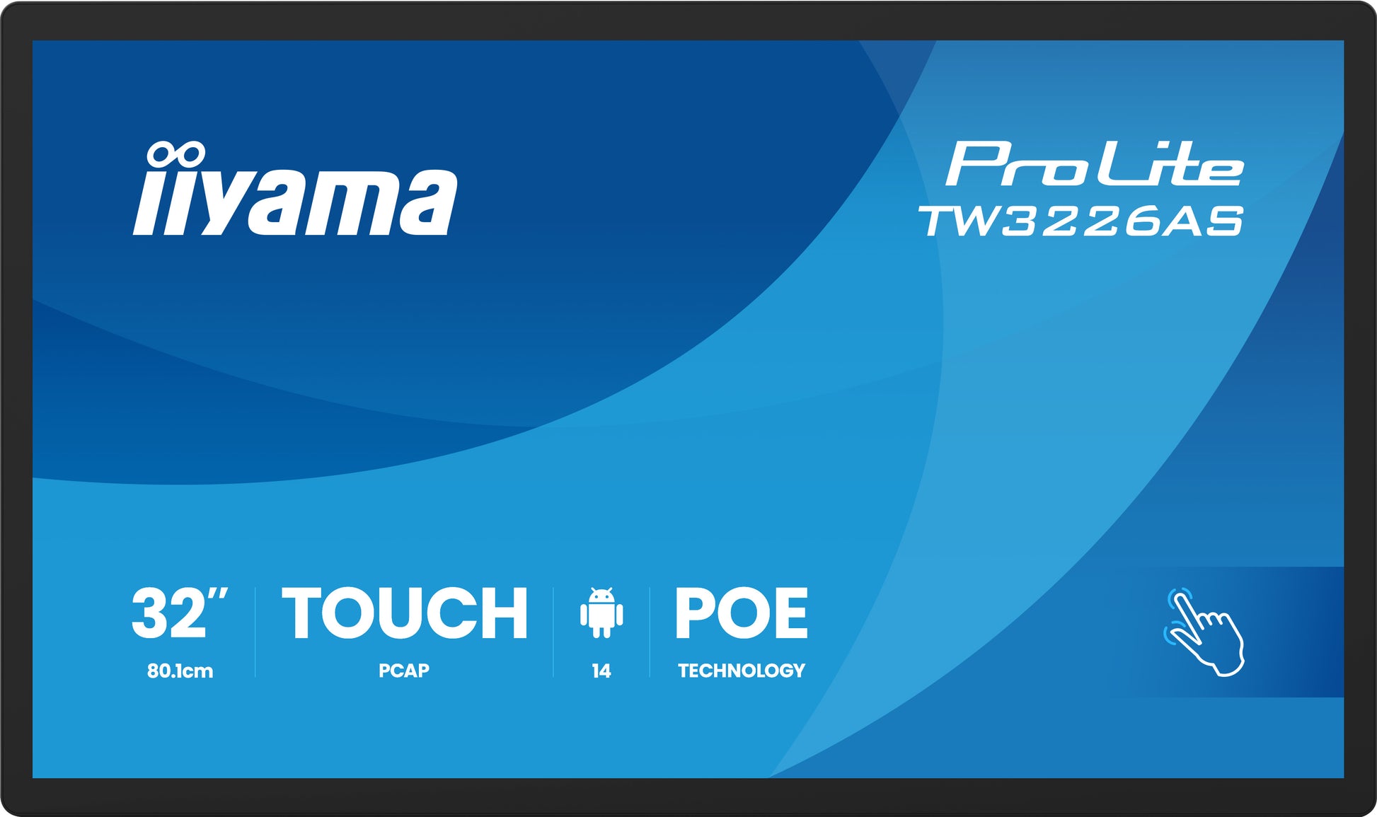 iiyama ProLite 31,5" FHD Touch – 500 cd/m²