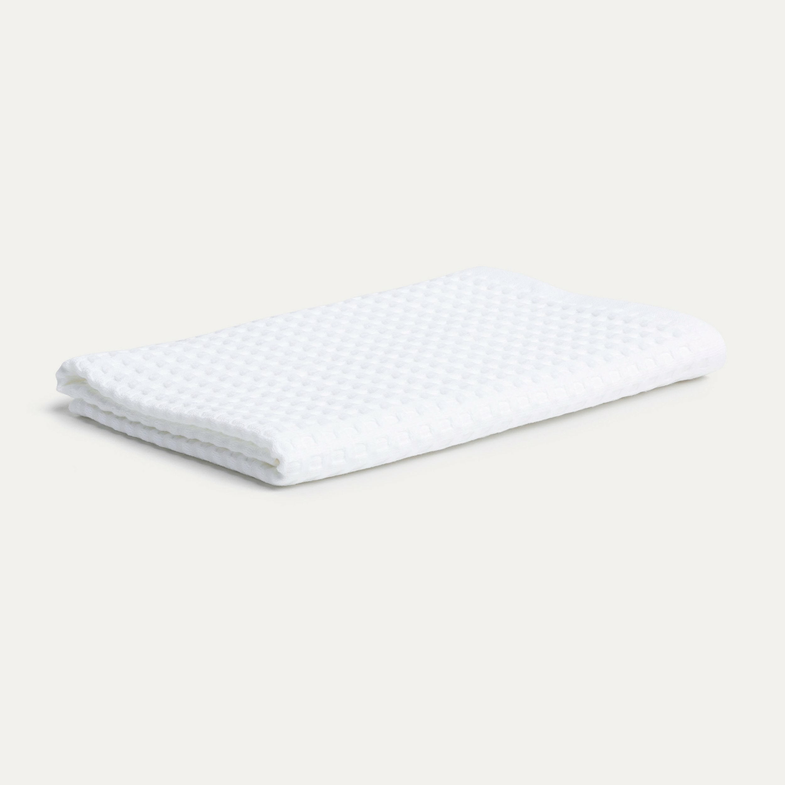 Möve Duschtuch Piquée – 70×140 cm, 100% Baumwolle, 350 g/m², Weiss