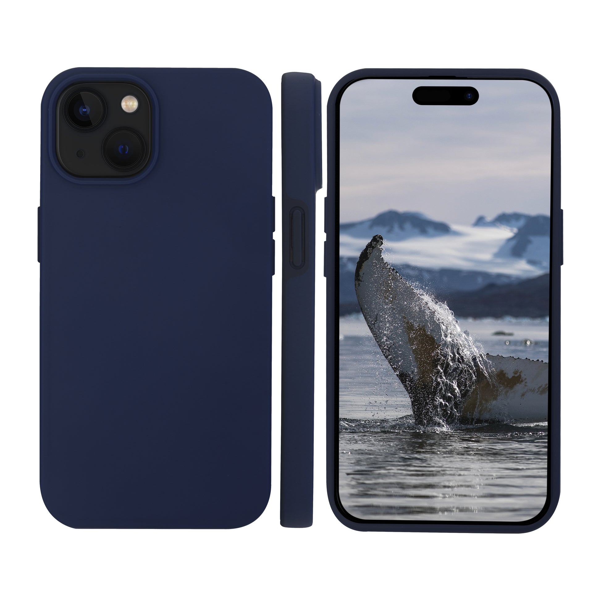 dbramante1928 Iceland D3O – Rückcover – für Apple iPhone 15/15 Plus, MagSafe, Recycling-Kunststoff, Blau
