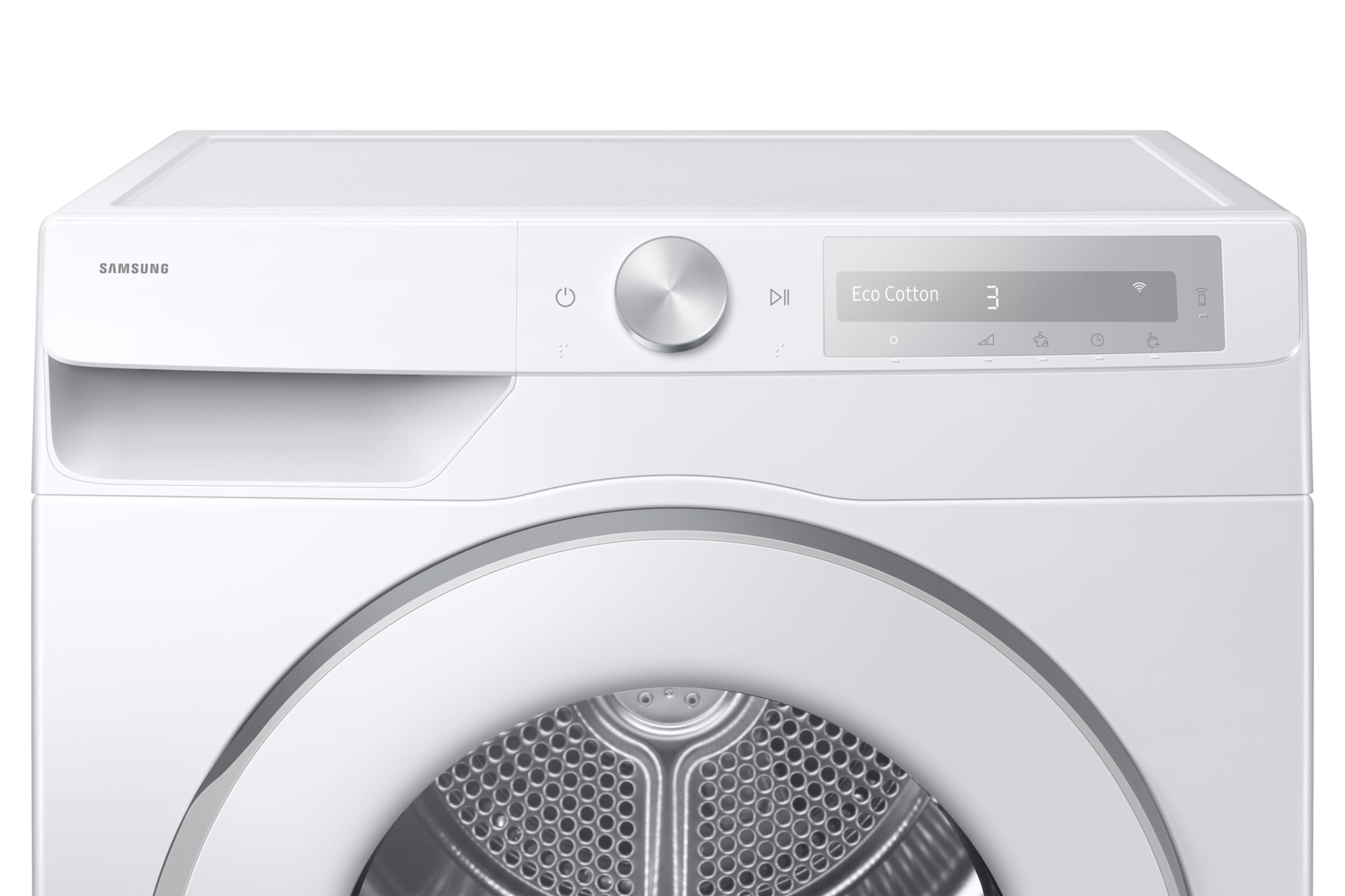 Samsung Wäschetrockner Wärmepumpentrockner, DV6000, 9 kg, Weiss, Wi-Fi-gesteuert