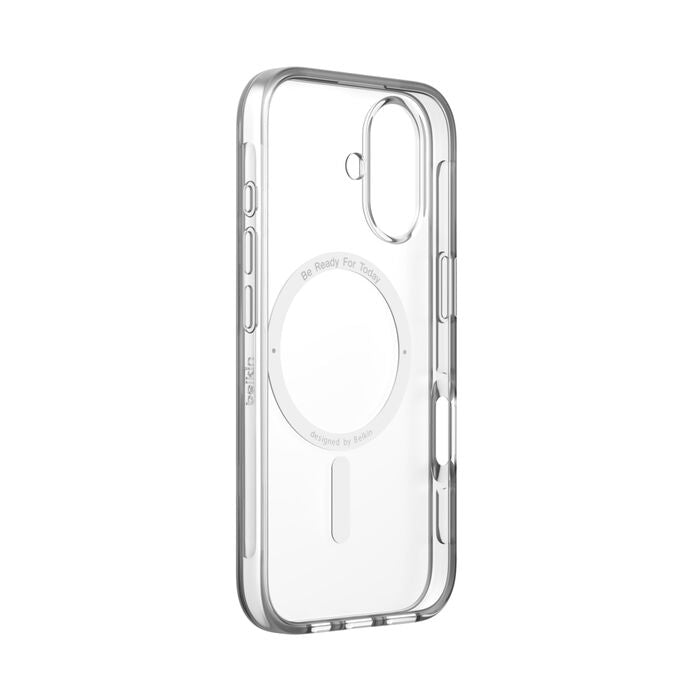 Belkin Backcover SheerForce – für Apple iPhone 16 – transparent – MagSafe-kompatibel