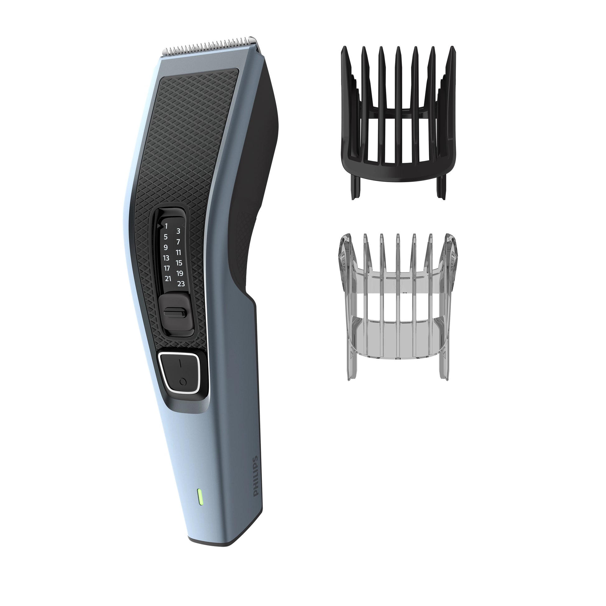 Philips Haarschneider Serie 3000 HC3530/15 – kabellos, 75 min Akkubetrieb – 0,5–23 mm, blau/schwarz