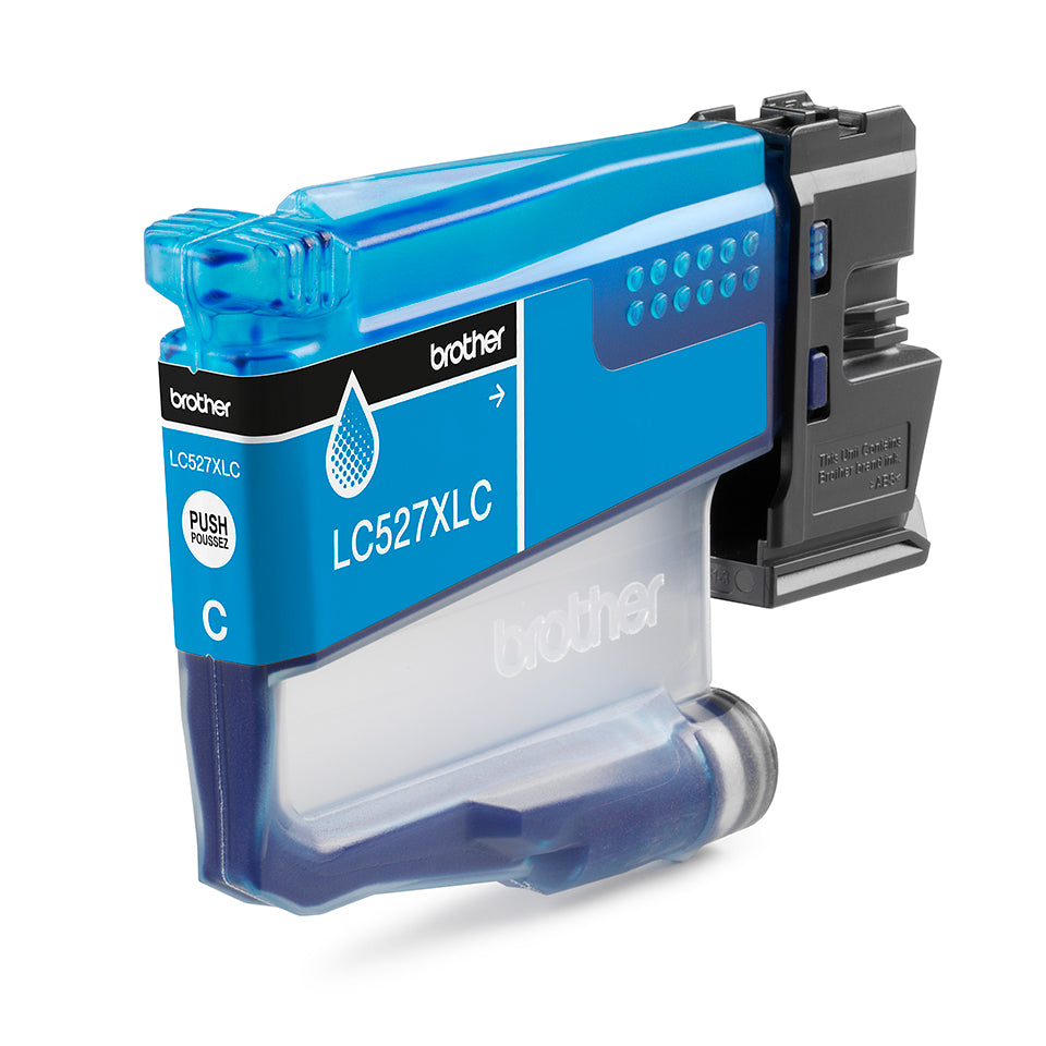 Brother LC527XL Cyan Tintenpatrone (Original) – 2'000 Seiten – für MFC-J4350DW/MFC-J4550DW