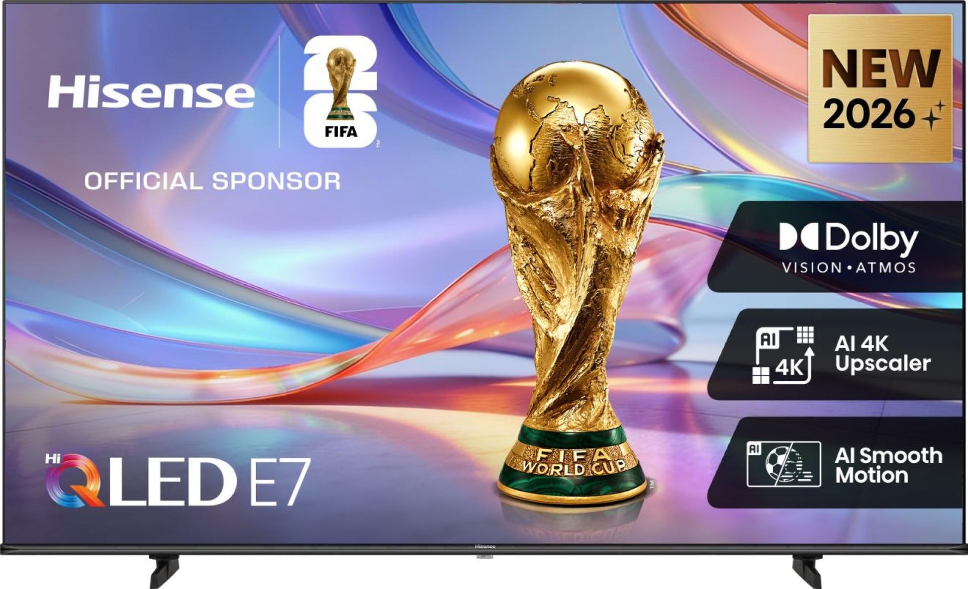 Hisense 58E7S (E7S) – 58" QLED Fernseher – 4K UHD – VIDAA – 60 Hz – 350 cd/m² – Dolby Vision