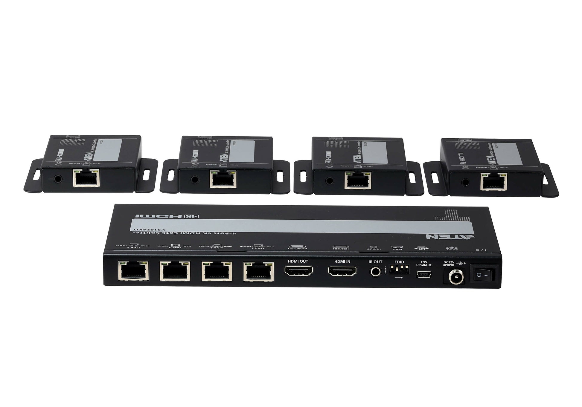 ATEN VS1824KIT – 1×4 HDMI-Matrix, 4K60, Ethernet, IR