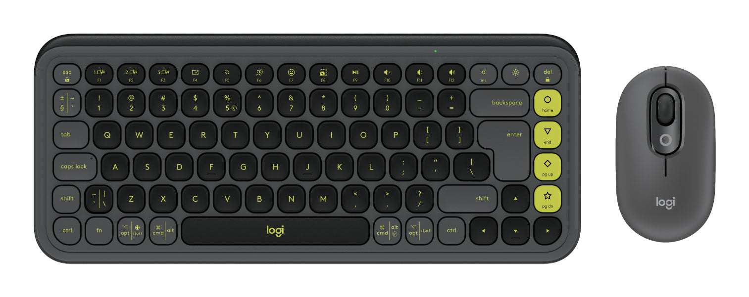 Logitech POP ICON COMBO – Tastatur, US-Layout (EN), Grau
