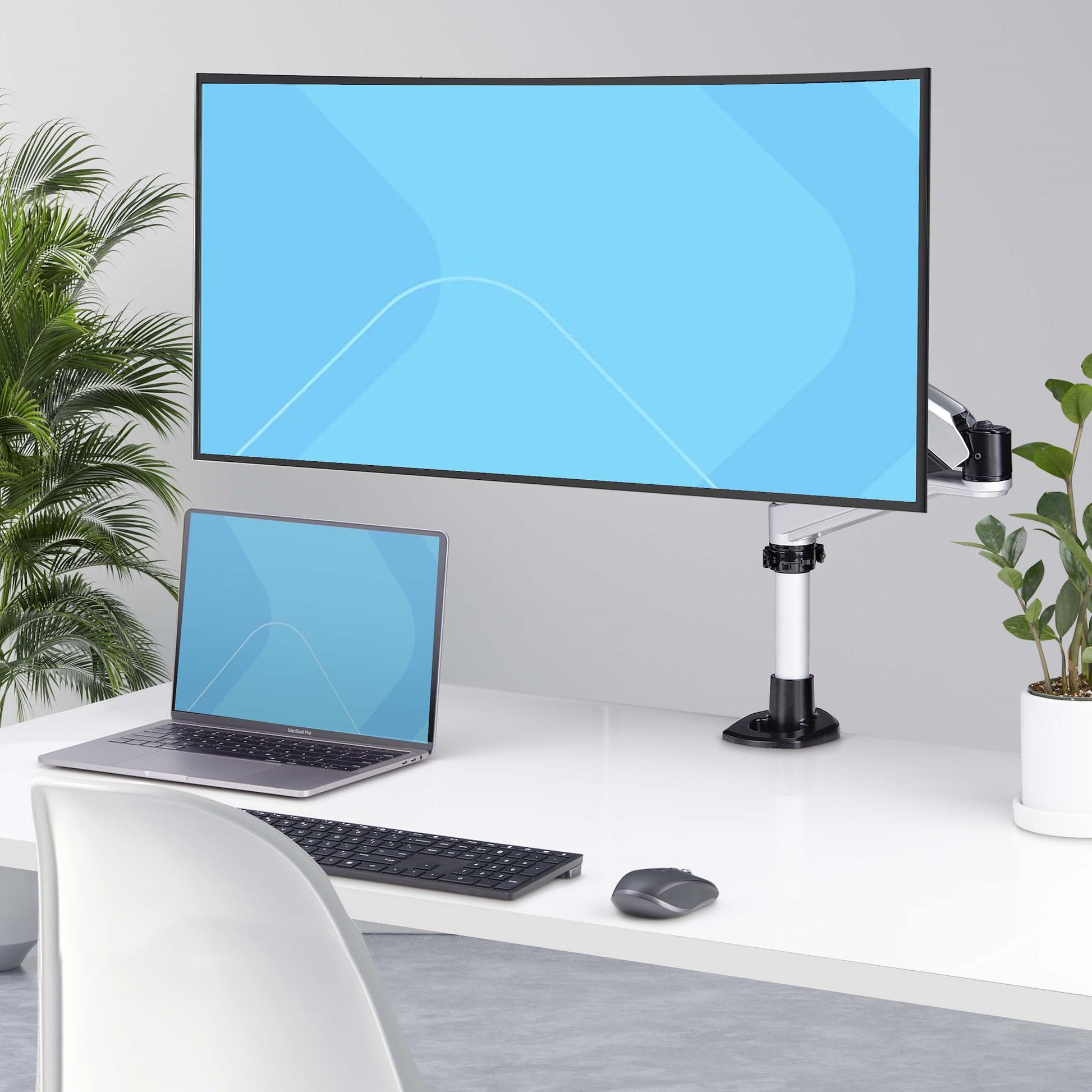 StarTech.com Monitorarm Tischhalterung – Klemme/Durchführung – 1 Monitor – 17–30" – VESA 75×75/100×100 mm