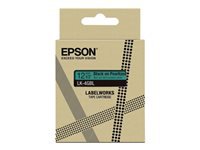 Epson Schriftband – 12 mm × 9 m, perlmuttgrün, schwarz – LK-4GBL