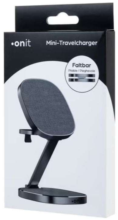 ONIT miniCharger Kabelloses Ladegerät 15 W – Qi, 3-in-1 (Telefon/Uhr/AirPods) – für iPhone ab 8 und andere