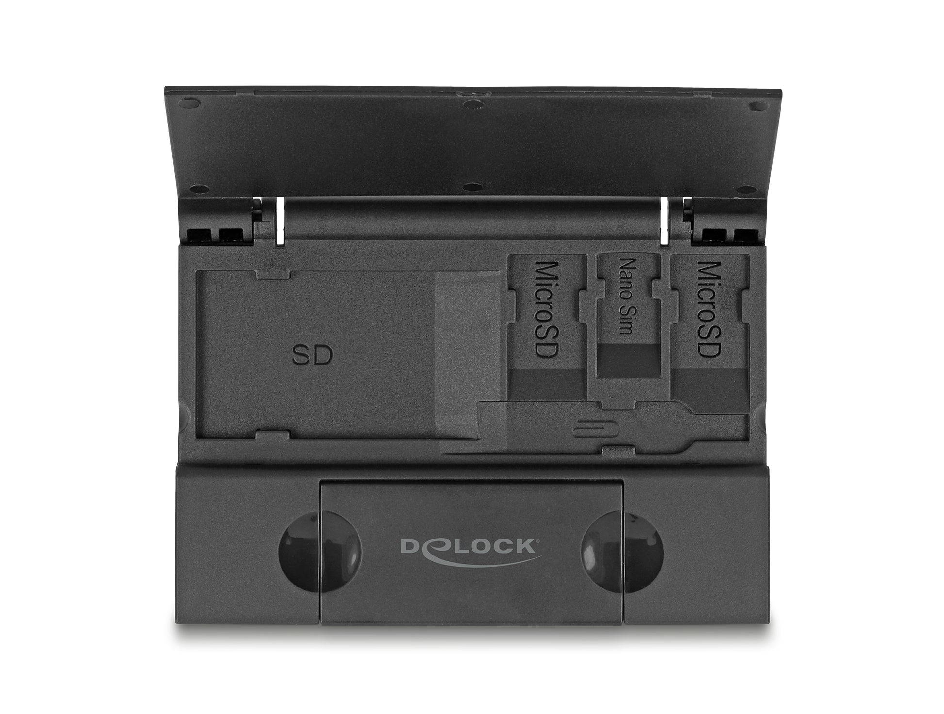DeLOCK USB-Kartenleser USB-C/USB-A – SD/microSD – USB 3.2 Gen 1 (5 Gbit/s) – für Windows und mehr