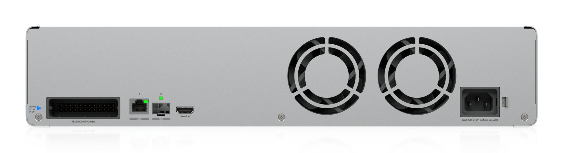 Ubiquiti UniFi Protect NVR 2U – 4K – 8× HDD 2,5"/3,5" – RAID – HDMI – 1× 2,5 GbE – redundantes Netzteil