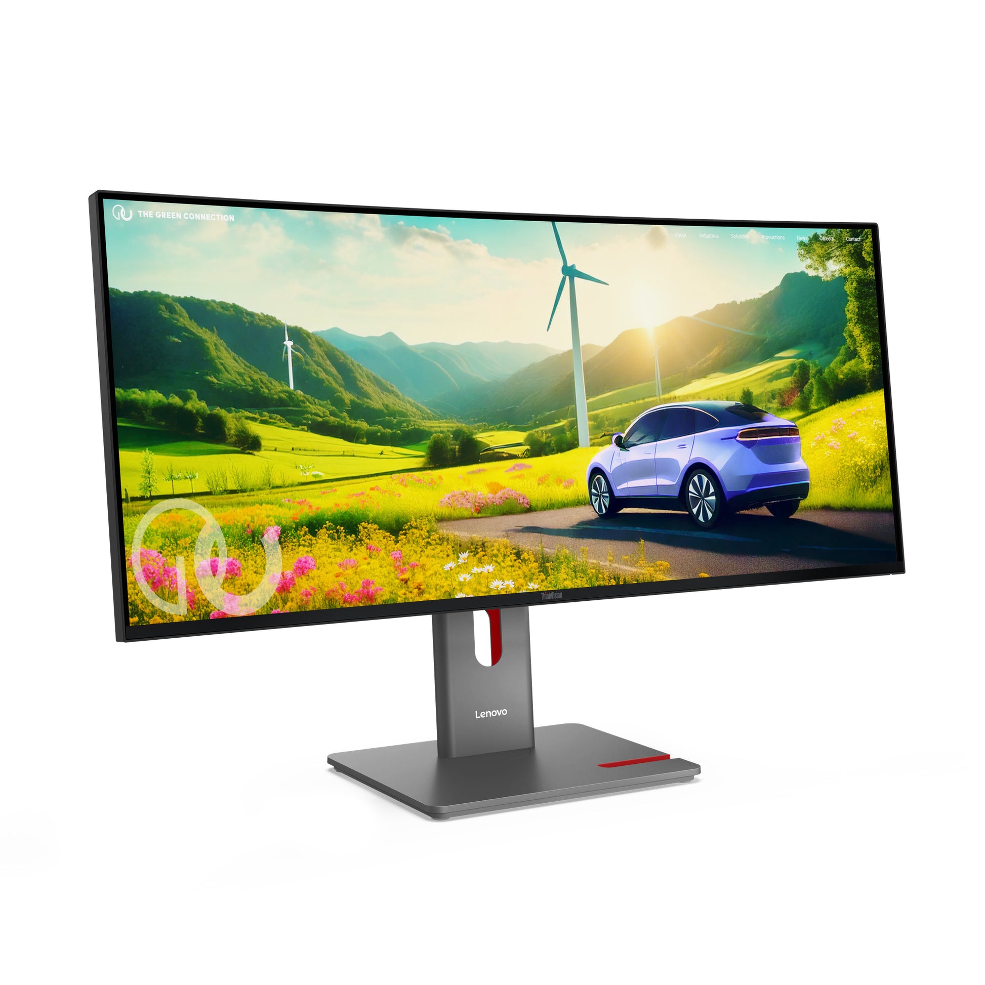 Lenovo ThinkVision P34wd-40 – Monitor, 34" 3440 × 1440, LCD, Schwarz