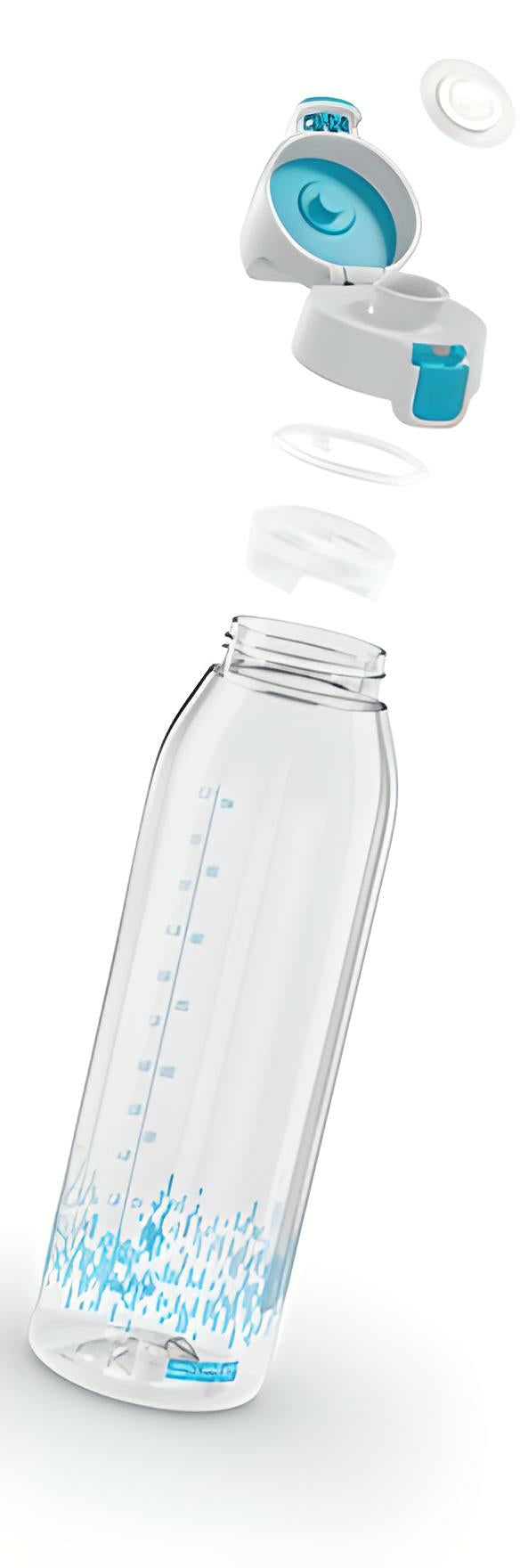 SIGG Total Clear One Trinkflasche 1,5 l – Tritan, Aktivdeckel, Aqua