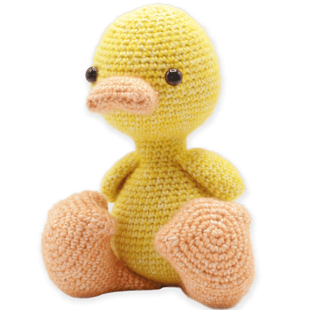 Hardicraft Häkelset Ente Abby Gelb – ca. 25 cm, 3 Stk.