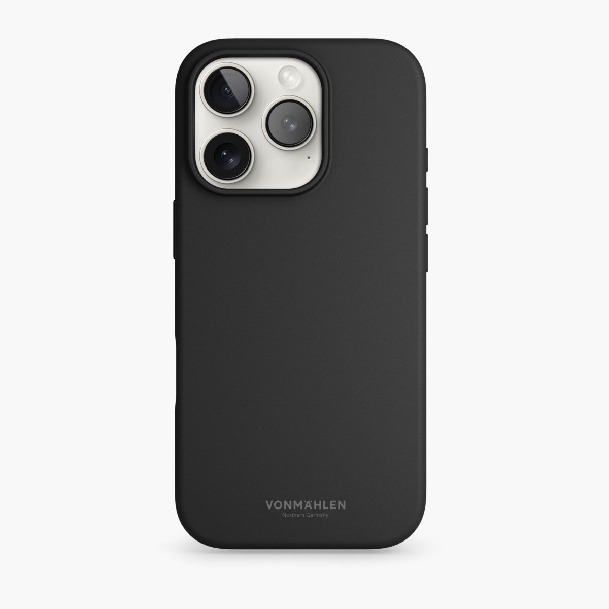 Vonmählen Backcover – für Apple iPhone 16 Pro Max, MagSafe, Silikon, Schwarz