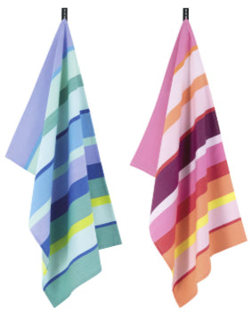 REMEMBER Geschirrtuch Nr. 25 – 50 × 70 cm, Mehrfarbig, 100% Baumwolle, 2er-Set