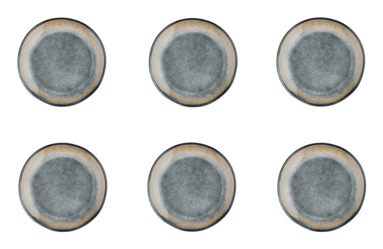 Björn GENESIS Speiseteller – Ø 20,5 cm, Keramik, Grau