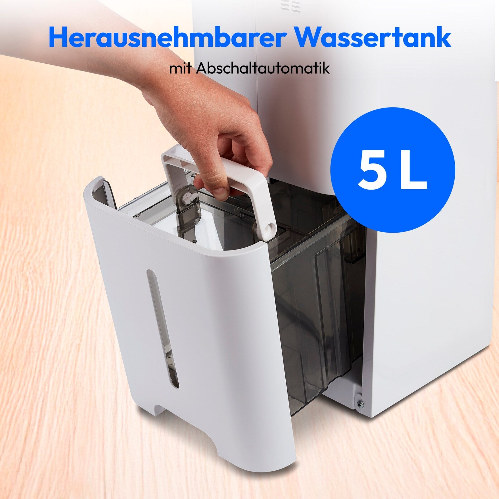 Medion DH30S Luftentfeuchter – 24 l/24 h, bis 40 m², Tank 5 l, App-Steuerung, schwarz
