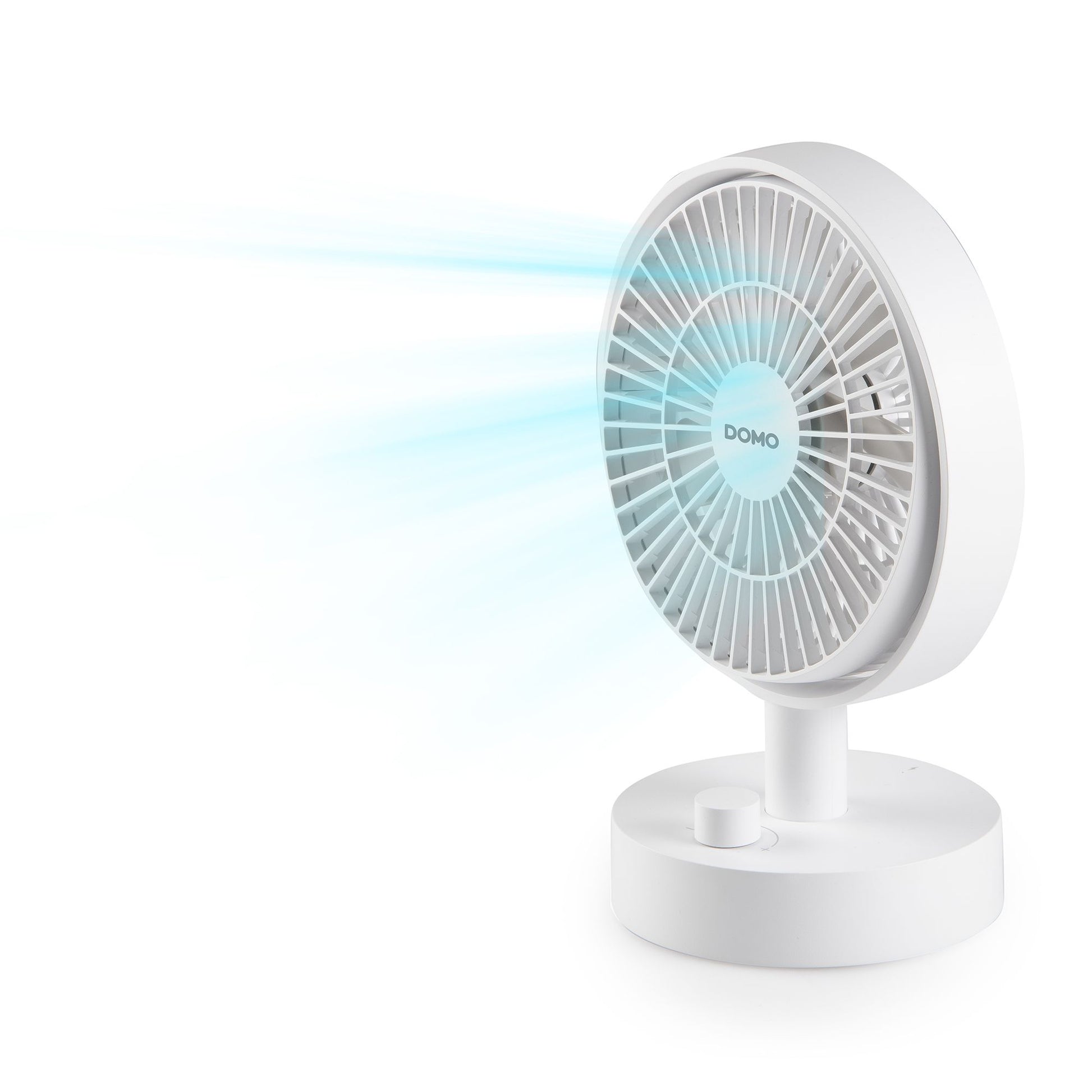 Domo Tischventilator DO8151 – 10 Stufen, oszillierend, 11 W, 20 dB(A), Weiss