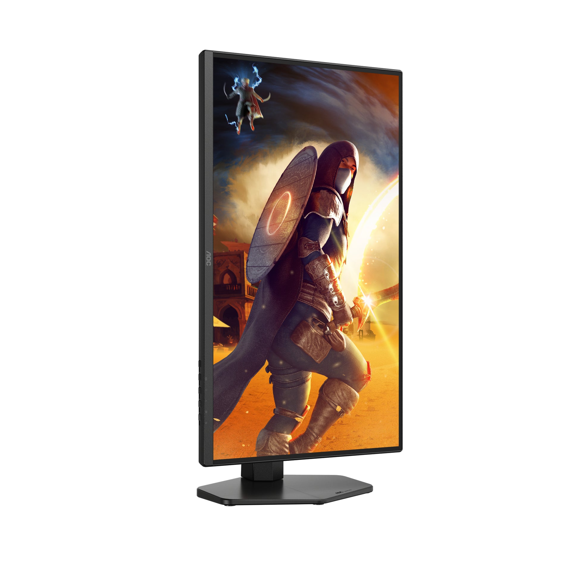 AOC Q25G4SR – Monitor, 24,5" 2560 × 1440 (WQHD), IPS, 300 Hz, Adaptive Sync, Lautsprecher, Rot
