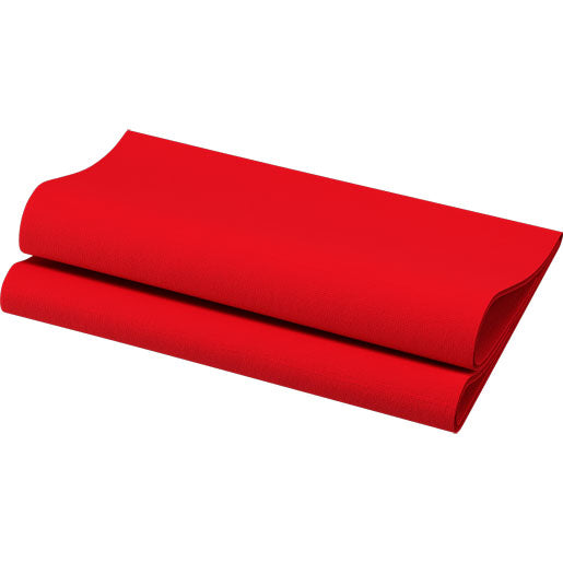 Duni Servietten – rot – 40 × 40 cm, 1-lagig – 60 Stück