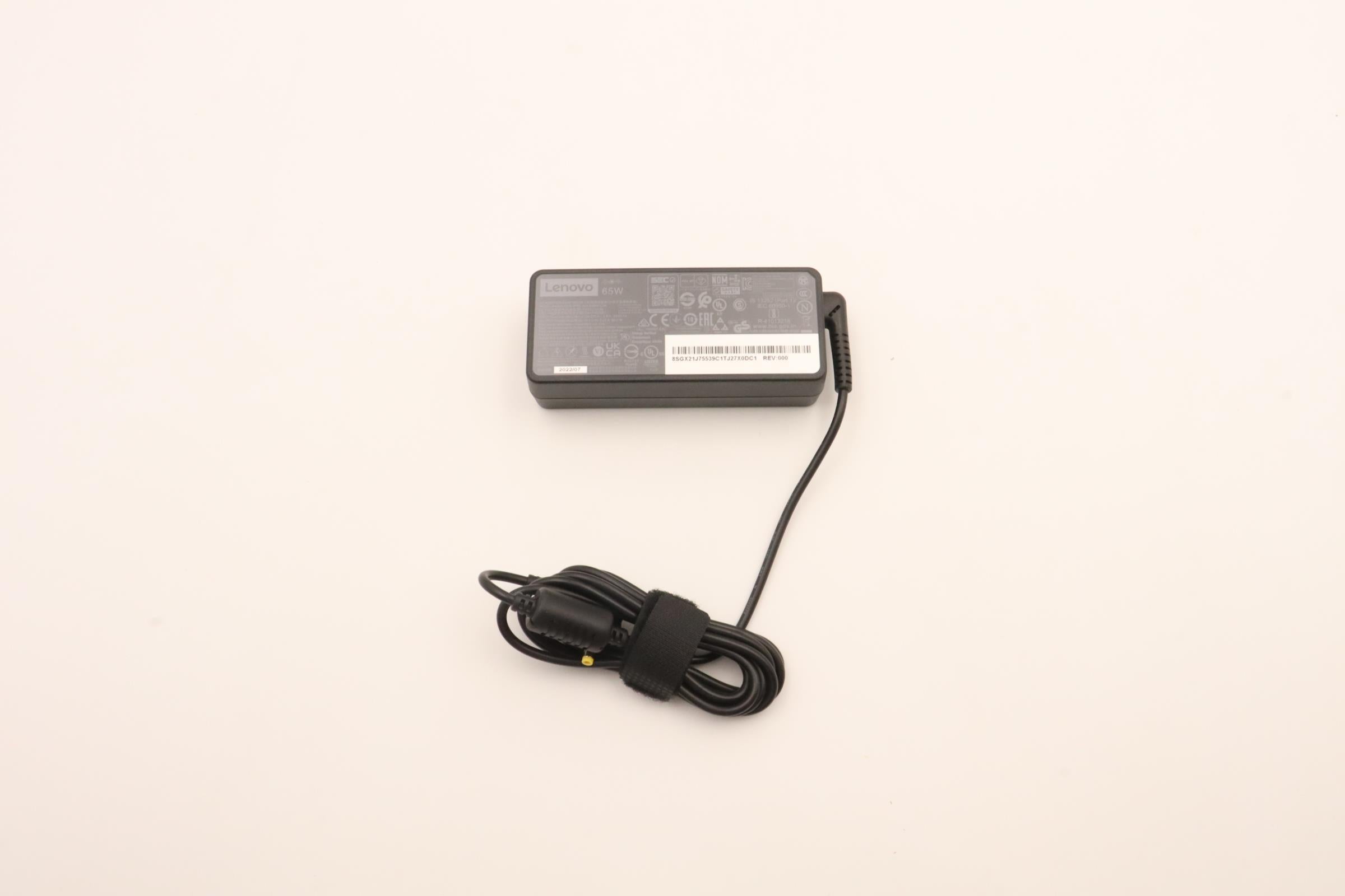 Lenovo 5A11H02883 Netzteil 65 W – 20 V/3,25 A – für Laptop – Schwarz