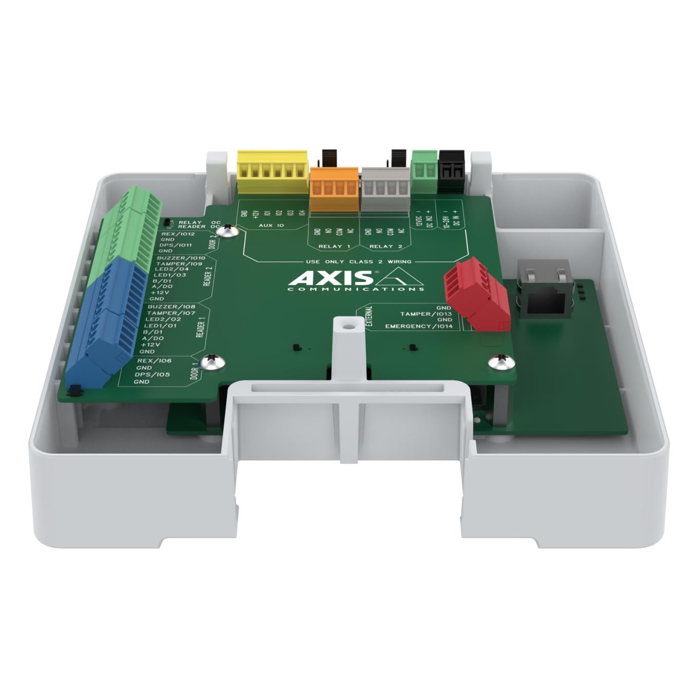 Axis Netzwerk Türcontroller A1610-B – 177 × 177 × 47 mm, weiss