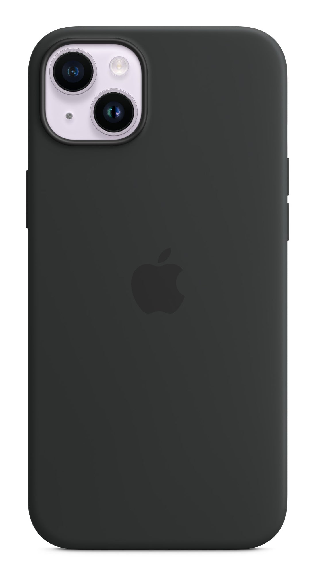 Apple Backcover – für Apple iPhone 14 Plus, Schwarz, tropfsicher, kratzresistent, kabelloses Laden