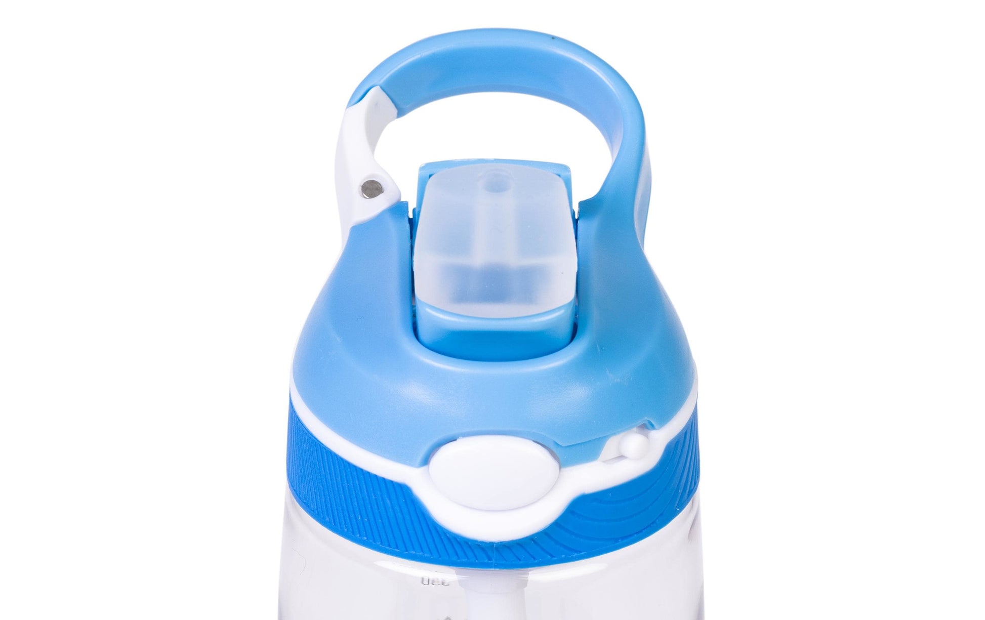 KOOR Bambini Leone Kindertrinkflasche 450 ml – mit Strohhalm, Tritan, Blau