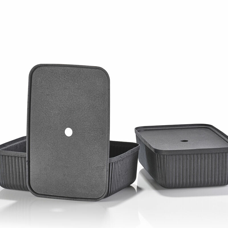 Zone Denmark Aufbewahrungsbox 17 l – Papier – Schwarz – 2 Stück – 320 × 150 × 480 mm