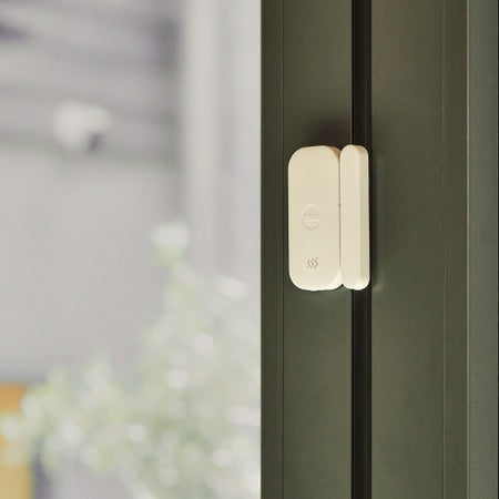 Yale AL-SDC-1A-W – Tür-/Fensterkontakt, Funk, CR123A-Batterie – Weiss, für Yale Smart Alarm