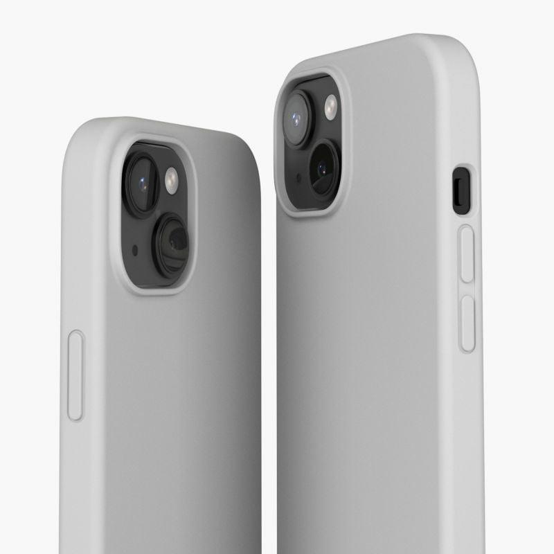 Vonmählen Backcover – für Apple iPhone 15 Plus, MagSafe, Silikon, Hellgrau