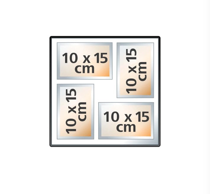 Hama Fotoalbum Singo II – für 300 × 300 mm, braun, mit Pergaminzwischenblättern, Karton, 300 × 300 mm