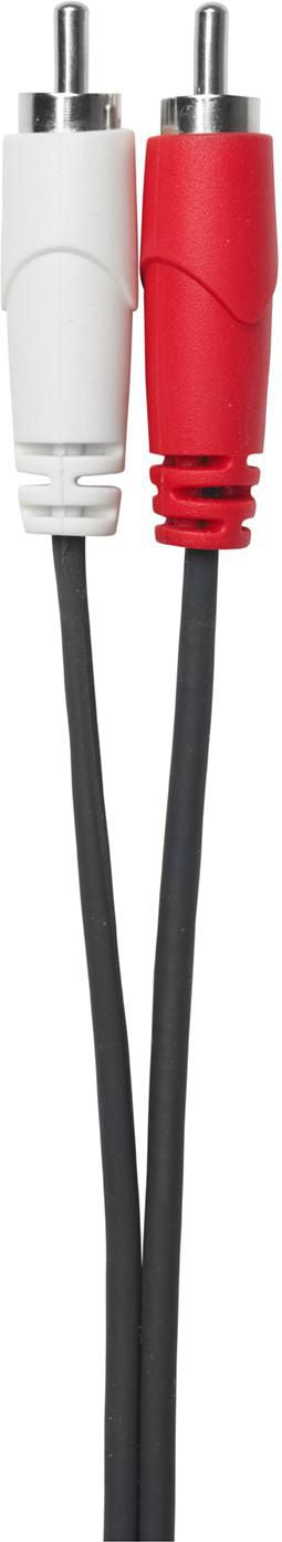 Vivolink 3,5-mm-auf-2×-Cinch-Adapterkabel – 3,5-mm-Klinke Buchse zu 2× Cinch Stecker – 0,2 m, vergoldete Stecker