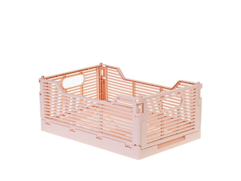 COCON Aufbewahrungsbox 7,8 l – Polypropylen – Rosa – mit Tragegriff – 305 × 125 × 205 mm