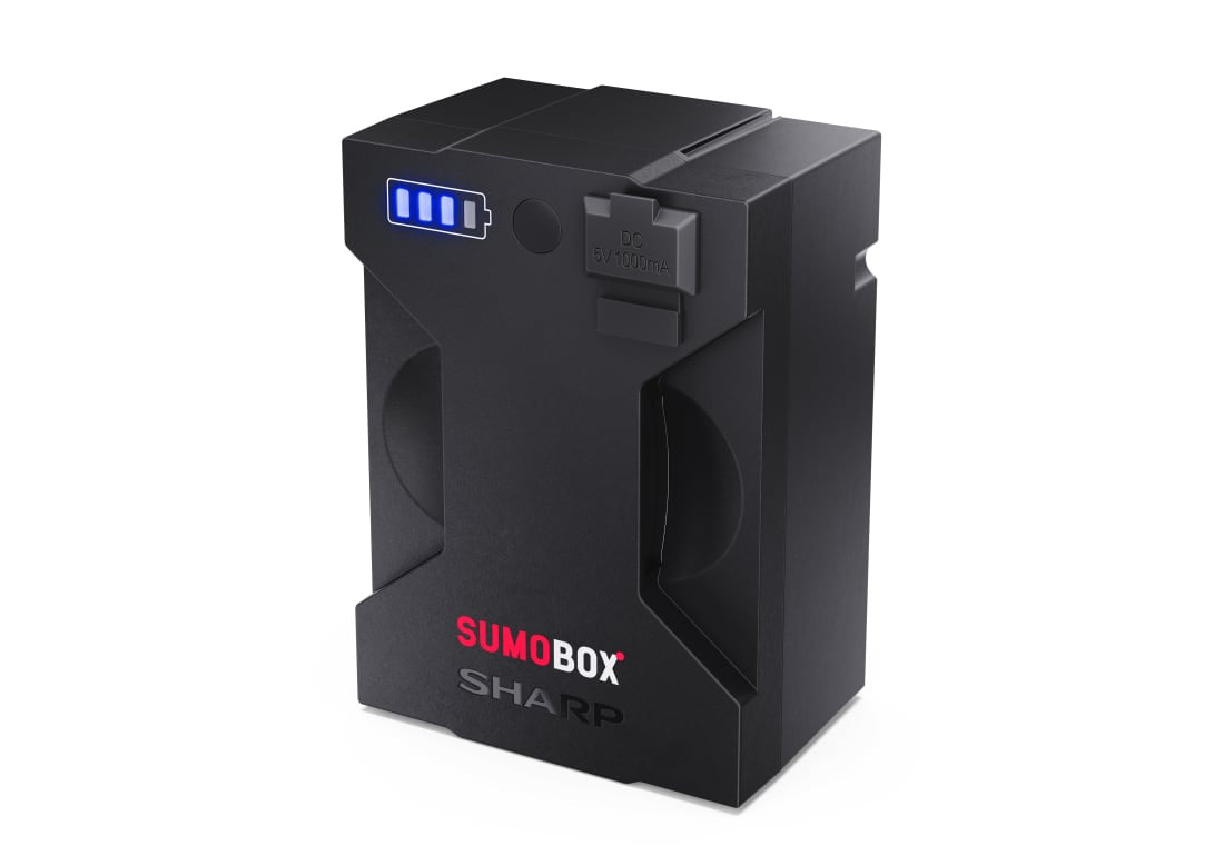 Sharp Ladecase/Ladestation – für Sharp SumoBox – 1000 mAh – 18 V – schwarz