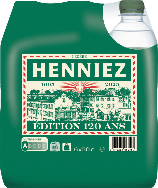 Henniez – Acqua minerale leggermente frizzante – 6 × 50 cl